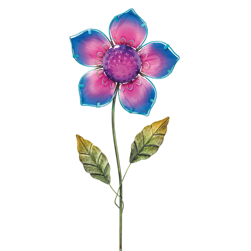 Glasflower Daisy Purple